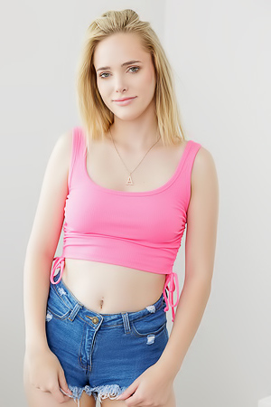 Athena Fleurs Way Down To Her Fine Ass And Bare Pussy