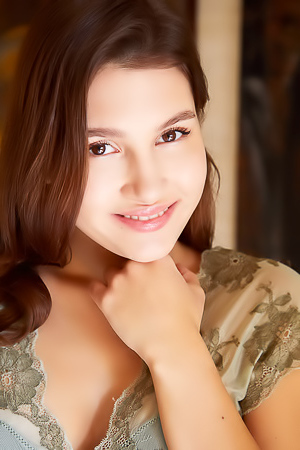 Ellie Luna Displaying Her Lovely Soft Breasts And Firm Round Booty