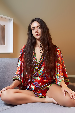 Vixi Rafi Spreads Her Pussy Lips Like Butterfly Wings And Explores It