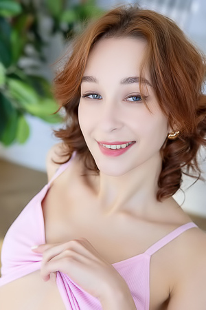 Rea Ready Spreading Her Long Legs In A Wide Split