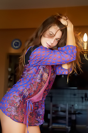 Belka Grabbing Her Firm Round Cheeks Invitingly