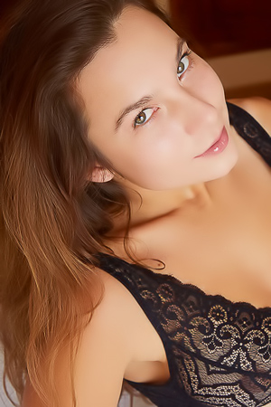 Belka Lures With Lace Possession On Her Skin